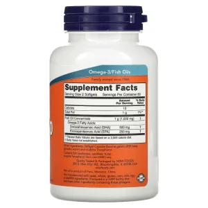 DHA forward fish oil softgels 250mg DHA molecularly distilled