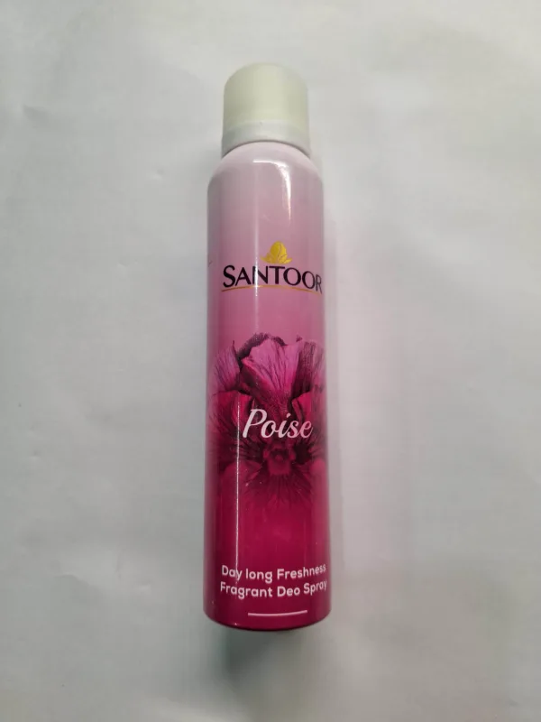 Santoor 150 ml womens deodorant spray long lasting fragrance