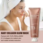 T3 collagen face mask for a fresh glowing finish