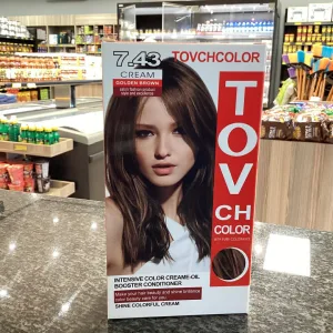 Tov Ch intensive colour cream golden brown hair dye kit
