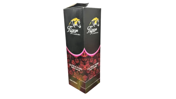 Tiger ultra thin rose scented silicone lubricated condom