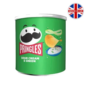 Sour cream and onion flavour potato chips 40g imported UK