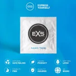 EXS Nano Thin condom for men single 3pcs pack UK