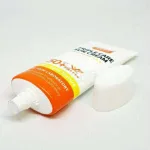 Zinc oxide sun cream SPF50+ with adenosine and hyaluronic acid, no white cast
