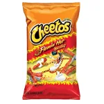 Cheetos flaming hot crunchy chips 227 gram American large bag