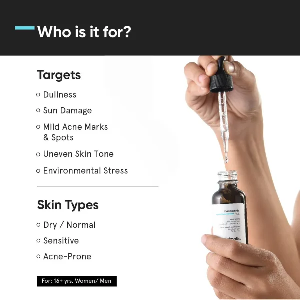 Minimalist 5% Niacinamide face serum with vitamin B3 and hyaluronic acid 30ml