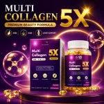 Multi Collagen 5X daily collagen food supplement pack of 2