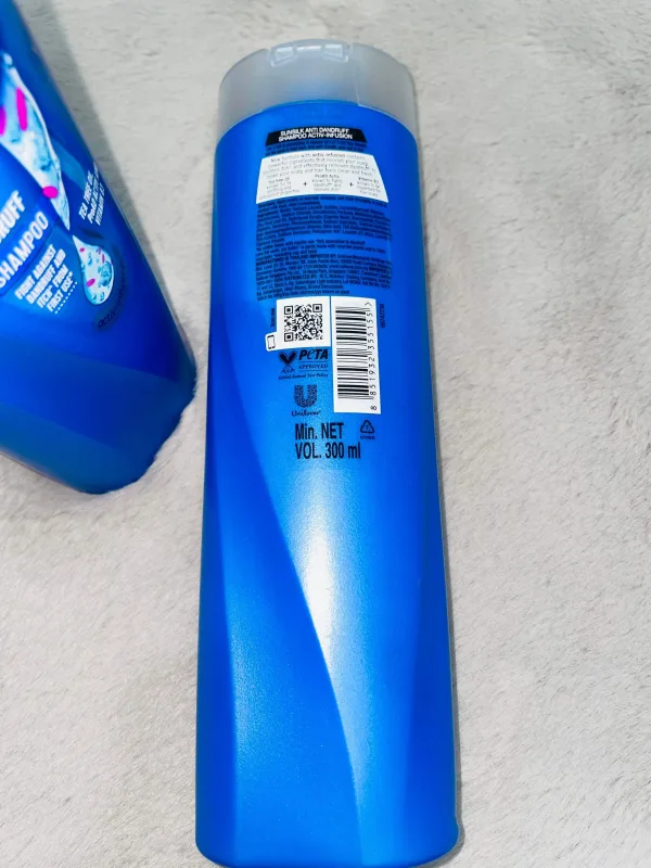 Sunsilk anti dandruff shampoo bottle 300ml ZPTO formula