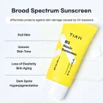 Tiam B3 sunscreen photostable UV filters no white cast