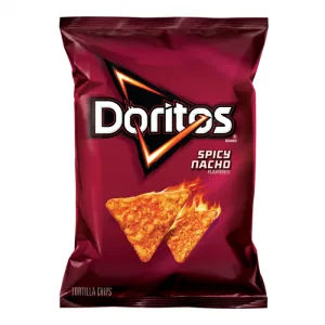 Doritos spicy nacho cheese tortilla chips 198g made in USA
