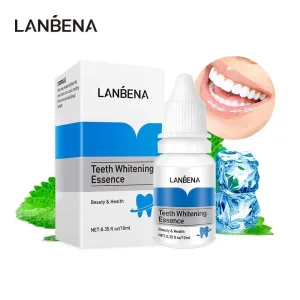Lanbena Teeth Whitening Essence 10ml bottle for surface stain removal