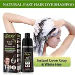 Dexe Instant Hair Color Dye Shampoo Brown 400ml