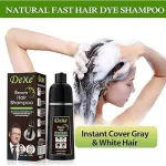 Dexe Instant Hair Color Dye Hair Shampoo Brown For Men & Women 400ml