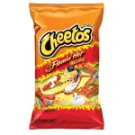 Cheetos flaming hot crunchy chips 227 gram American large bag
