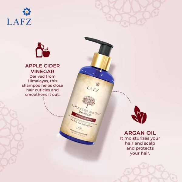 Lafz Apple Cider Vinegar halal certified shampoo 200ml