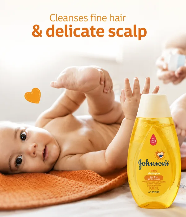 Tear free baby wash for hair and body 100ml travel size