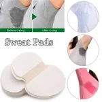 Unisex armpit sweat absorbing pads with adhesive backing for shirts
