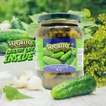 Imported Saporito gherkin pickles 670gm brine jar