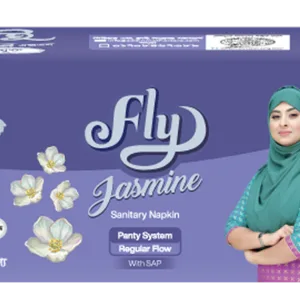 Fly Jasmine perfumed panty system sanitary napkin pack of 5 pads