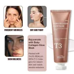 T3 collagen face mask for a fresh glowing finish