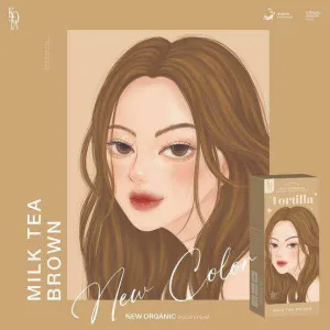 Kota Color Cream Hair Color Milk Tea Brown cream dye
