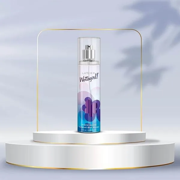 Wottagirl Mystic Island 135 ml body splash apple pear and sandalwood