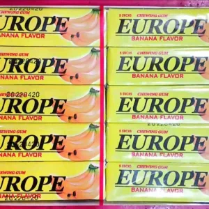 Banana stick chewing gum 50 sticks ten box pack