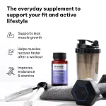 HK Vitals muscle strength and recovery herbal supplement 60 count