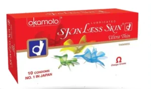 Okamoto Lubricated Skinless Skin ultra thin condoms 10pcs Thailand
