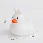 Squeeze animal duck water toy little yellow duck baby bath toy