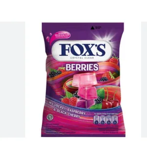 Fox's Crystal Clear berry boiled sweets 90 gram resealable bag