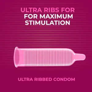 Ribbed latex condom pack of 10 from NottyBoy LoveLust