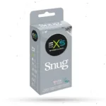 EXS Snug Tight Fitting small size vegan condoms single pack 3pcs