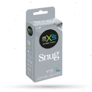 EXS Snug Tight Fitting small size vegan condoms single pack 3pcs