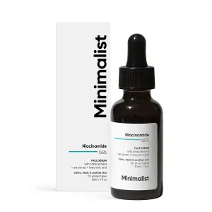 Minimalist niacinamide serum for oil control and visible pores