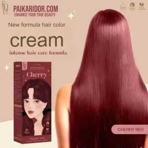 Kota milk tea brown hair colour cream with developer