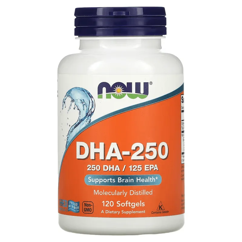 374dab7d5b8fe0474f5cc2b5ccdef3ac.png NOW Foods DHA-250 with EPA-125 omega-3 120 softgels bottle