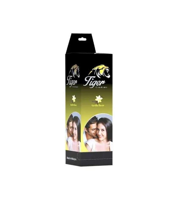 GETWell Tiger plain vanilla condom made in Bangladesh