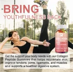 Collagen builder chewable gummies 60 count supplement jar