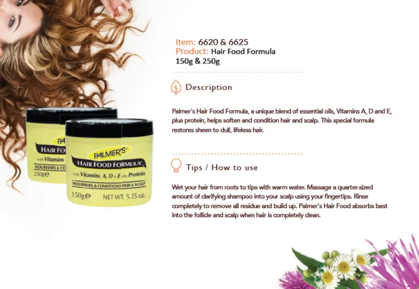Palmer's hair food for dry coarse hair and scalp