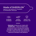 Okamoto skinless dotted condom pack of 10 blueberry