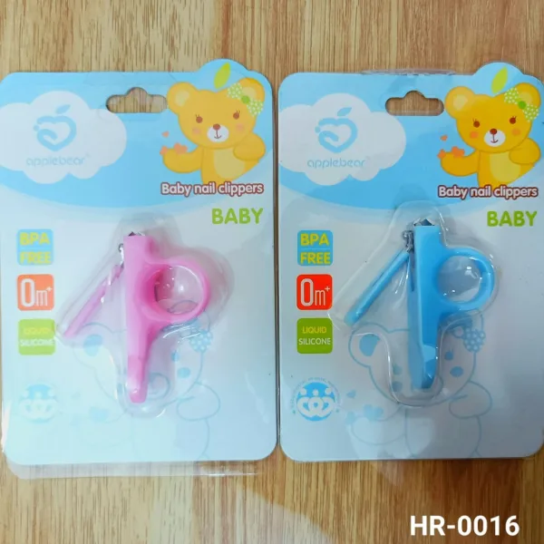 Safe baby nail clipper with smooth blade and easy grip