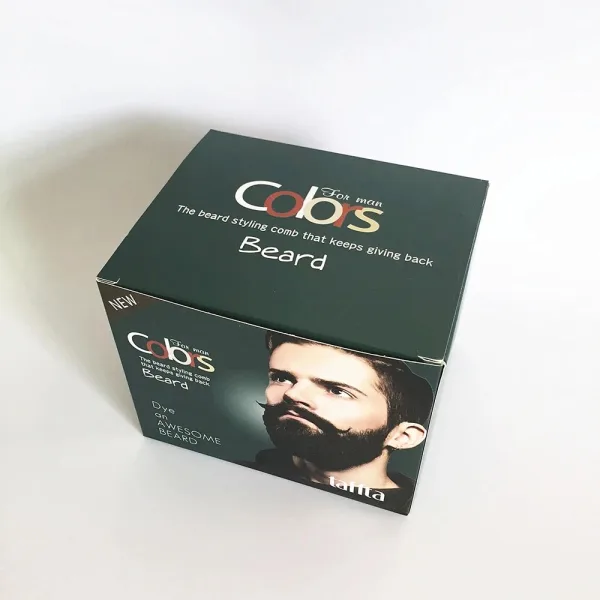 Taffta beard dye wax black 30ml with gloves for men