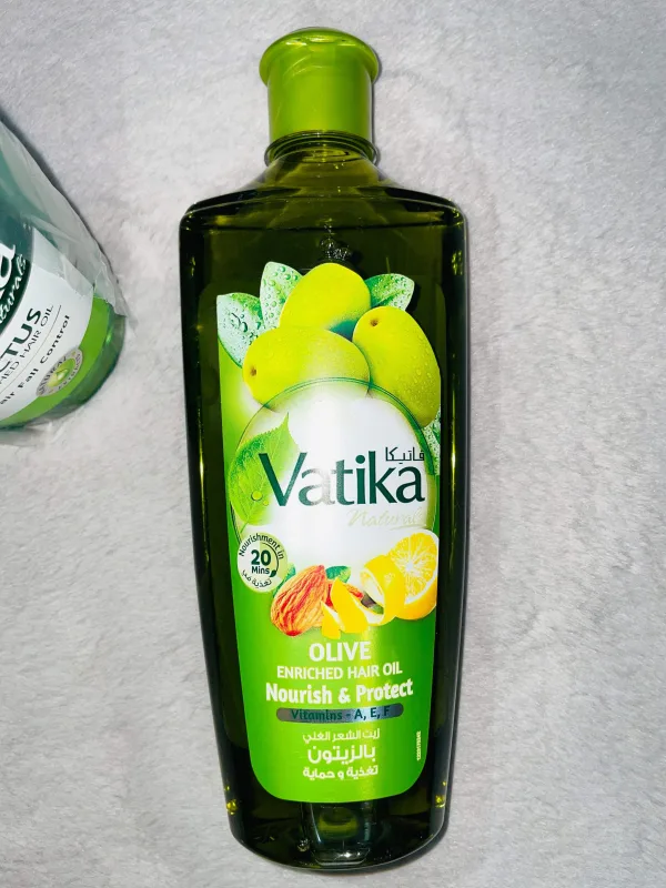 Vatika olive hair oil 300ml bottle nourish and protect