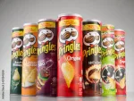 Pringles barbecue flavour potato crisps 158 gram American tube