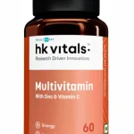 HealthKart HK Vitals Multivitamin with Ginseng & Taurine, 60 Tablets