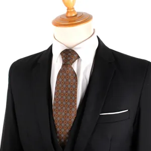 Men's polyester paisley necktie classic width formal tie
