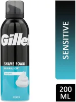 Gillette sensitive skin shaving foam 200ml with aloe vera