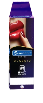 Sensation Dotted Classic condoms 12 pack box of 36 pieces