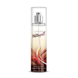 Layer'r Wottagirl Vanilla Twist body splash for women 135ml can